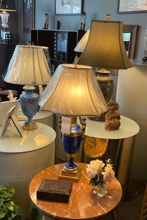 Beautiful lamps, shades and accessories
